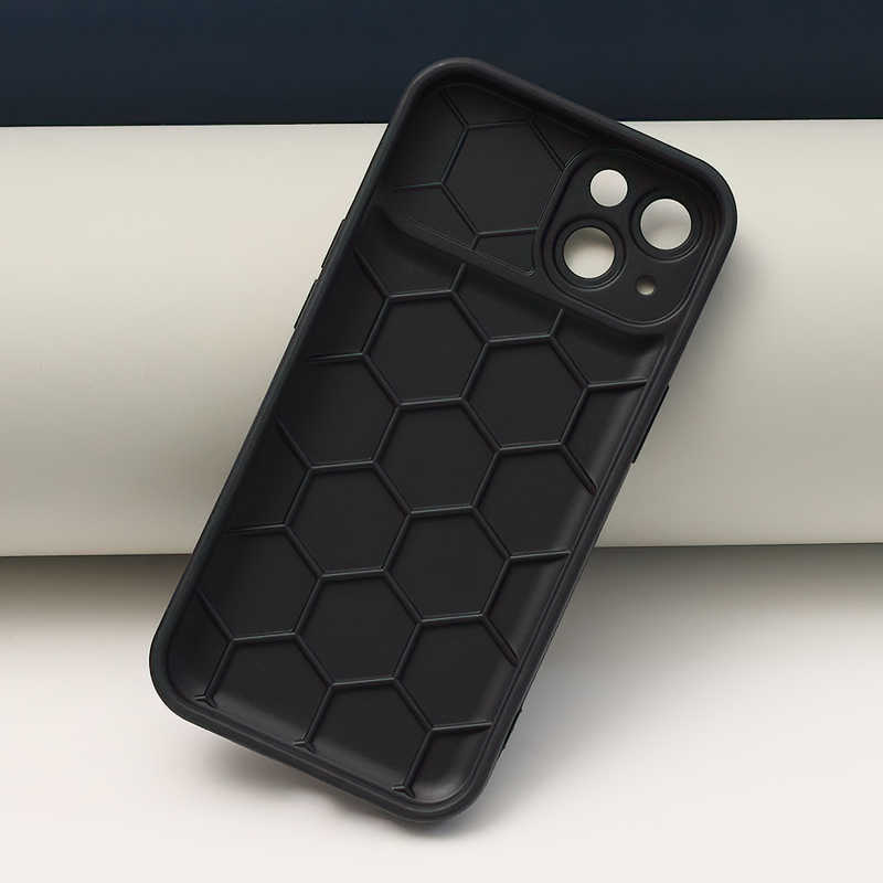 Hybrid Lens Honeycomb Armor Back Cover Case (Xiaomi Redmi Note 12 4G) black