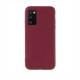 Soft Matt Case Back Cover (Samsung Galaxy A02S) burgundy
