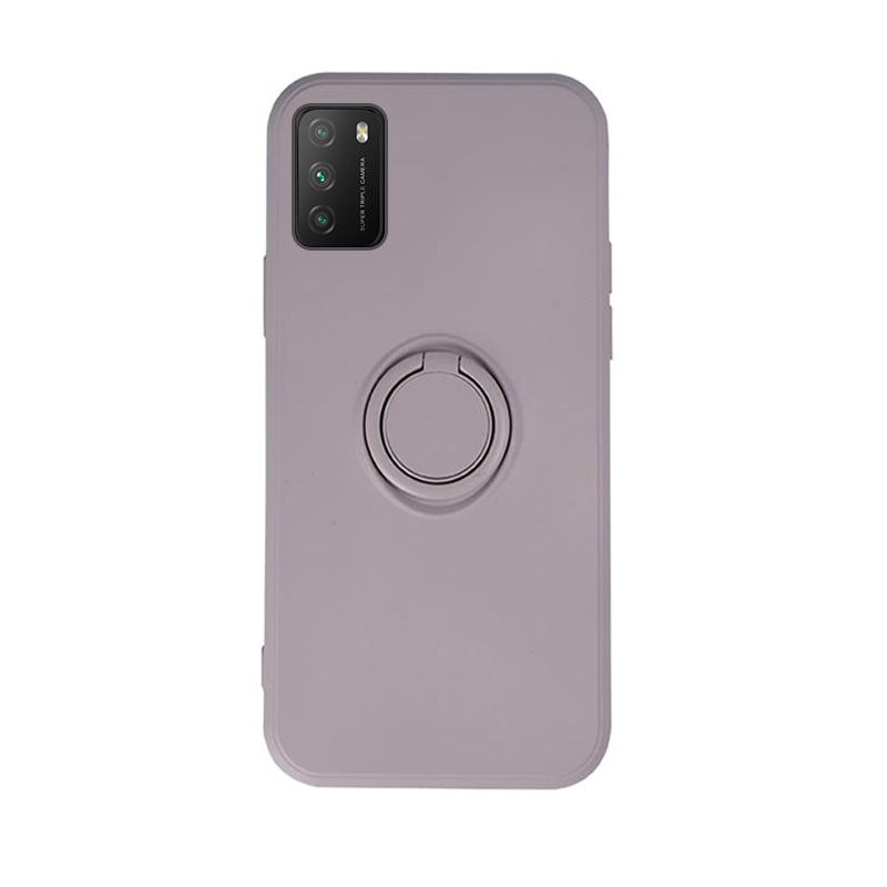 Finger Grip Case Back Cover (Xiaomi Poco M3 / Redmi 9T) gray