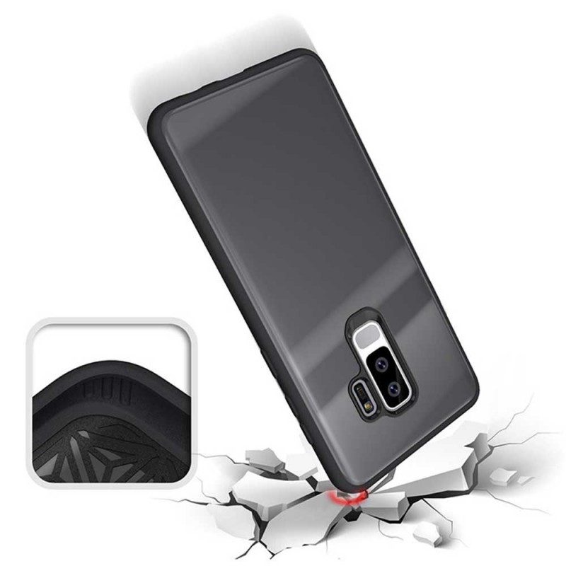 Tempered Glass Case Back Cover (Samsung Galaxy S20 Ultra) black