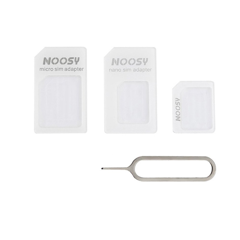 Noosy Nano & Micro SIM Adapter 3in1 (white)