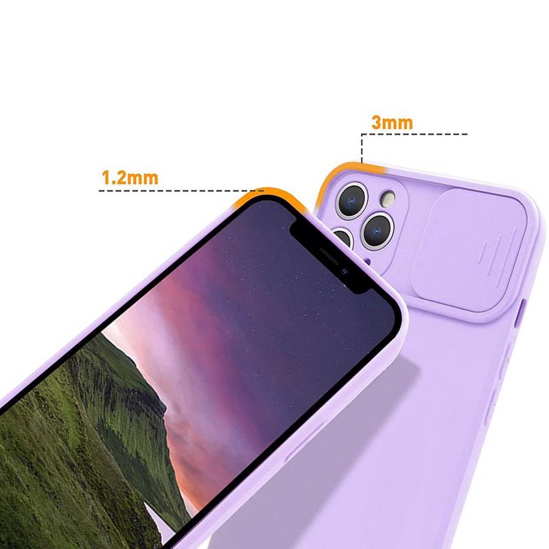Nexeri Cam Slider Case Back Cover (Samsung Galaxy S22) purple