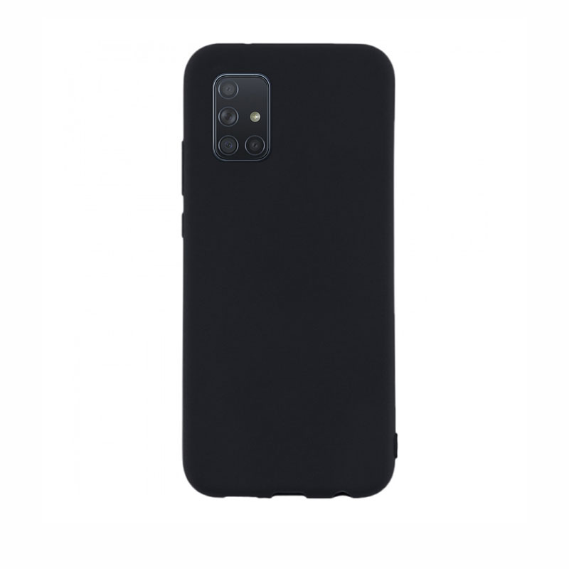 Soft Matt Case Back Cover (Samsung Galaxy A71) black