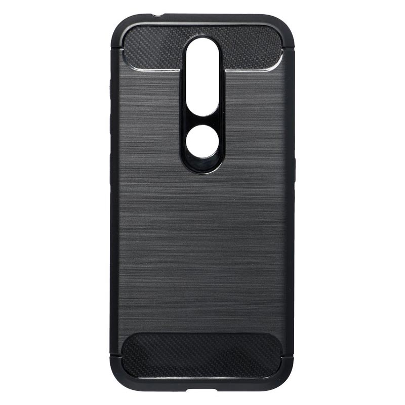 Carbon Case Back Cover (Nokia 4.2) black