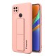 Wozinsky Kickstand Flexible Back Cover Case (Xiaomi Redmi 9C) pink