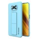 Wozinsky Kickstand Flexible Back Cover Case (Xiaomi Poco X3 NFC / X3 PRO) light-blue