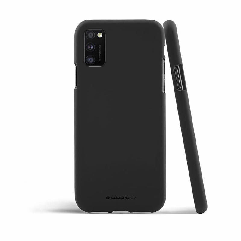 Goospery Soft Feeling Back Cover (Samsung Galaxy A02S) black