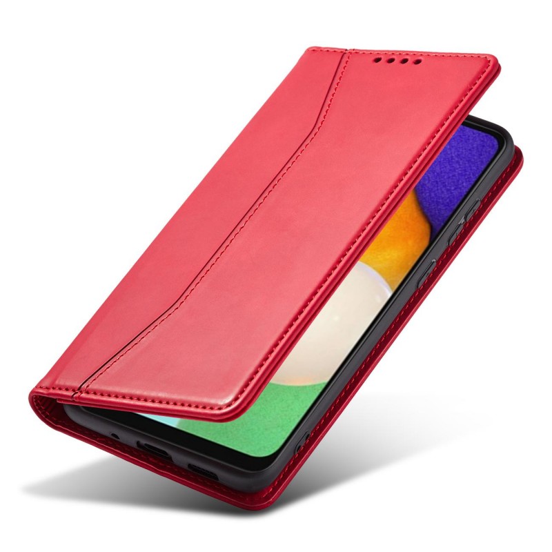 Magnet Fancy Wallet Case (Samsung Galaxy A52 / A52s) red