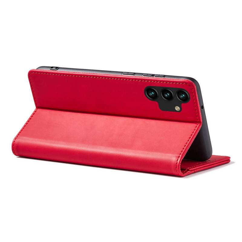 Magnet Fancy Wallet Case (Samsung Galaxy A52 / A52s) red