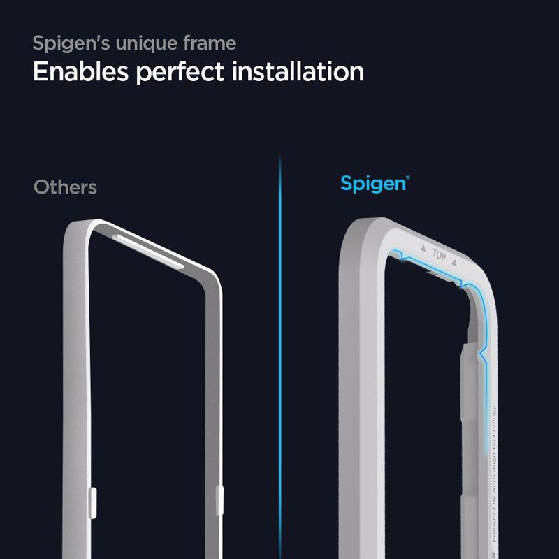 Spigen® GLAS.tR™ ALIGNmaster™ Full Face Tempered (iPhone 11 / XR) black