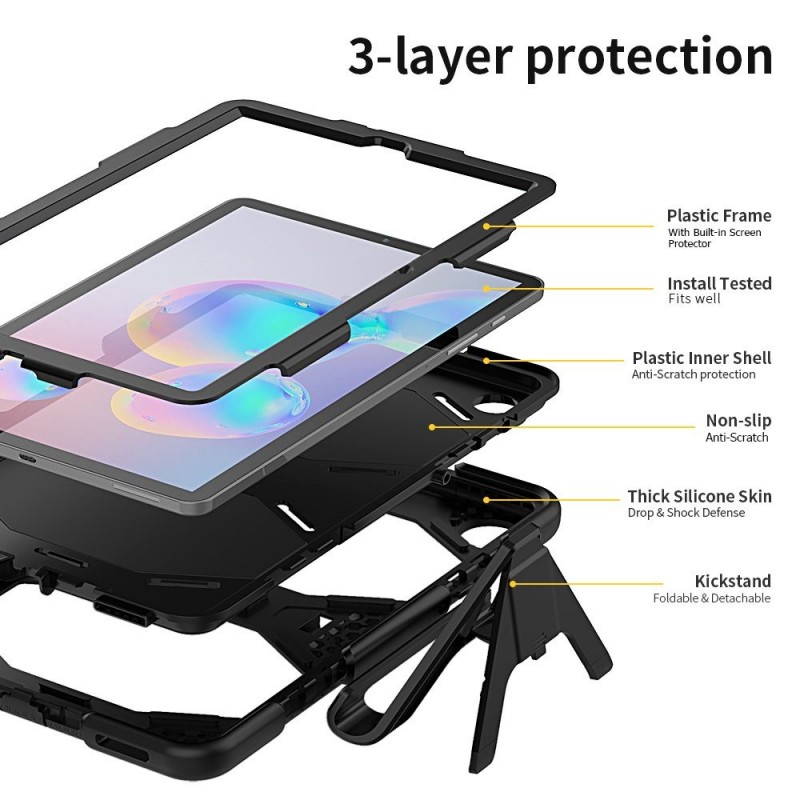 Tech-Protect Survive Book Case (Samsung Galaxy Tab S6 Lite 10.4 P610 / P615) black