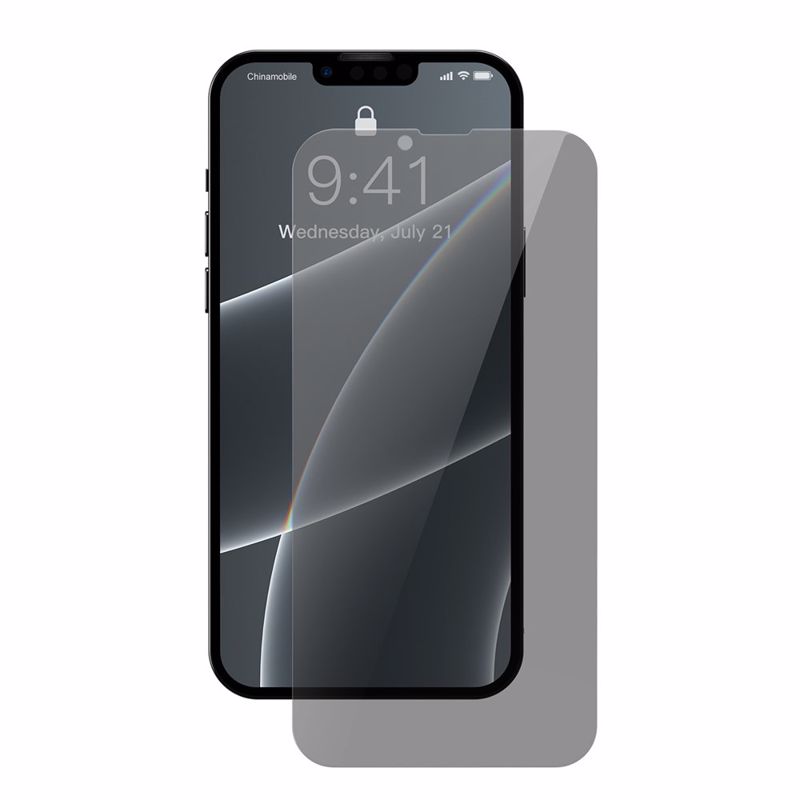 Baseus 2x 0.3mm Anti-Spy Tempered Glass (iPhone 14 / 13 / 13 Pro) (SGBL020702)