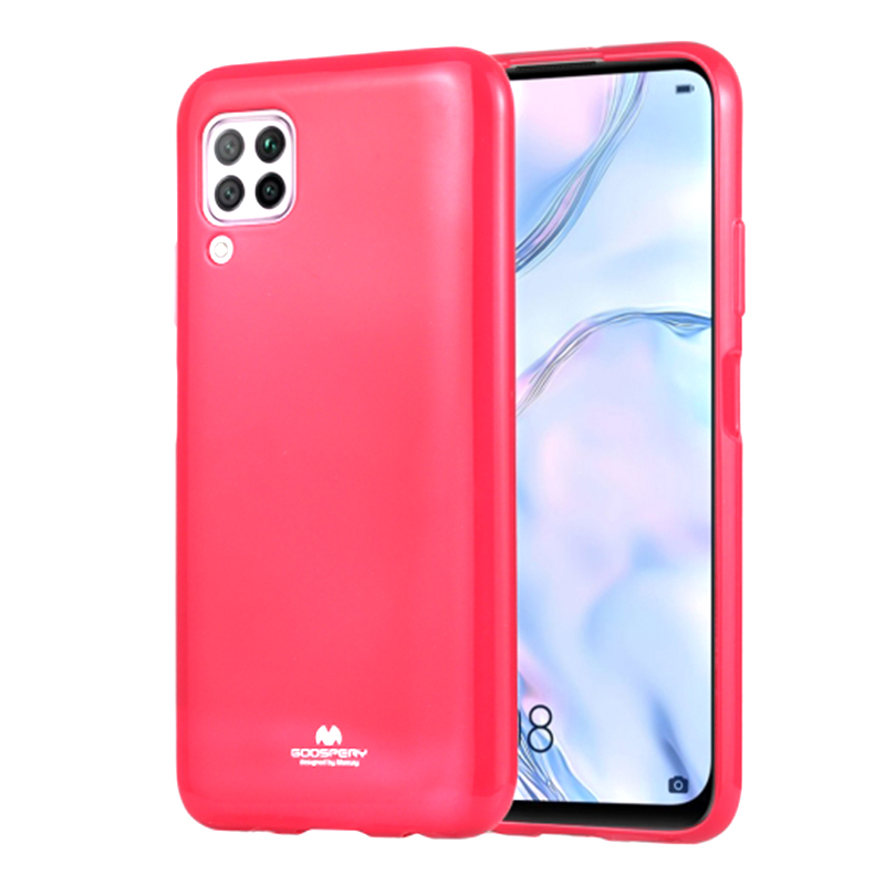 Goospery Jelly Case Back Cover (Huawei P40 Lite) pink