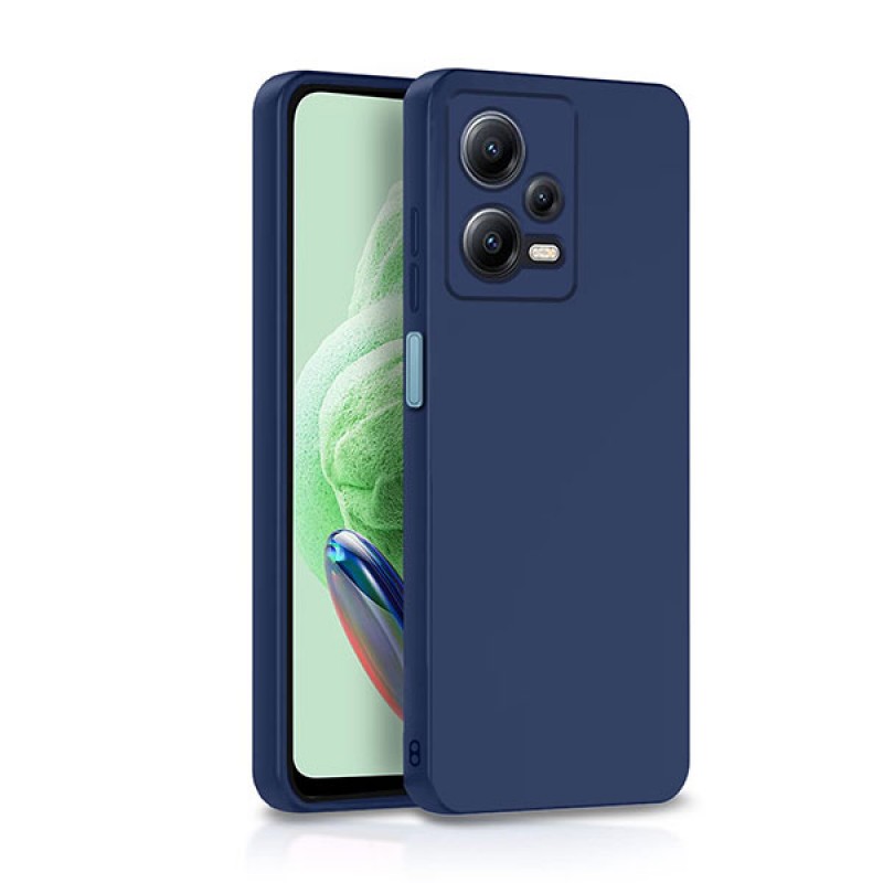 Soft Matt Case Back Cover (Xiaomi Poco X5 5G / Redmi Note 12 5G) blue