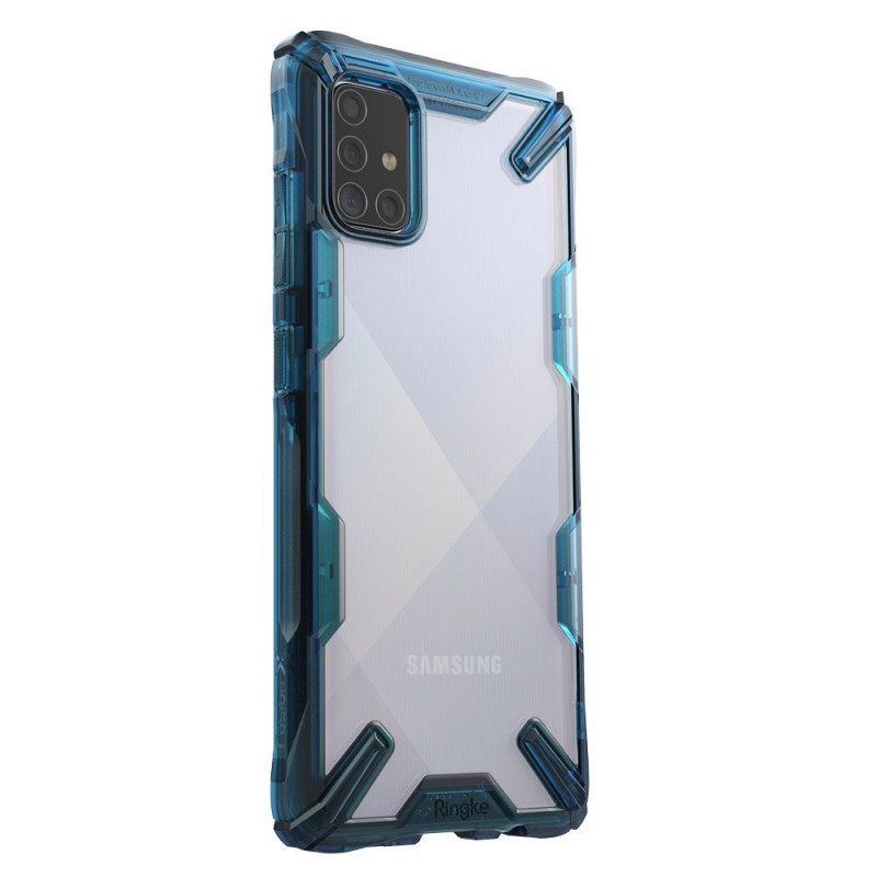 Ringke Fusion-X Back Case (Samsung Galaxy A71) blue (FUSG0040)