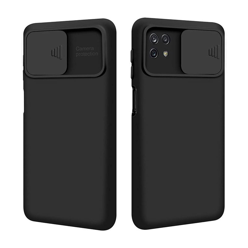 Nexeri Cam Slider Case Back Cover (Samsung Galaxy A22 5G) black