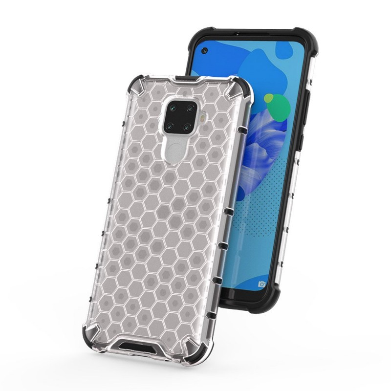 Honeycomb Armor Shell Case (Huawei Mate 30 Lite) clear