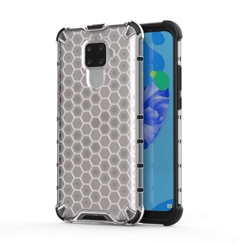 Honeycomb Armor Shell Case (Huawei Mate 30 Lite) clear