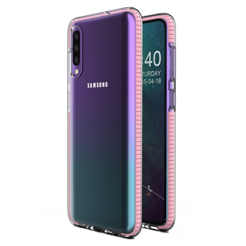 Spring Gel Case Back Cover (Samsung Galaxy A40) light-pink