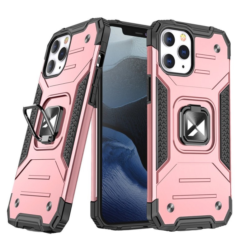 Wozinsky Ring Armor Case Back Cover (iPhone 12 Pro Max) pink