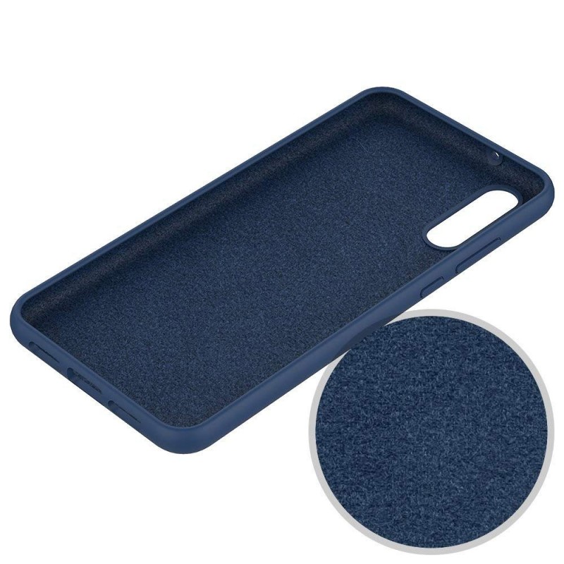 Silicone Soft Case Back Cover (Realme 8i) blue