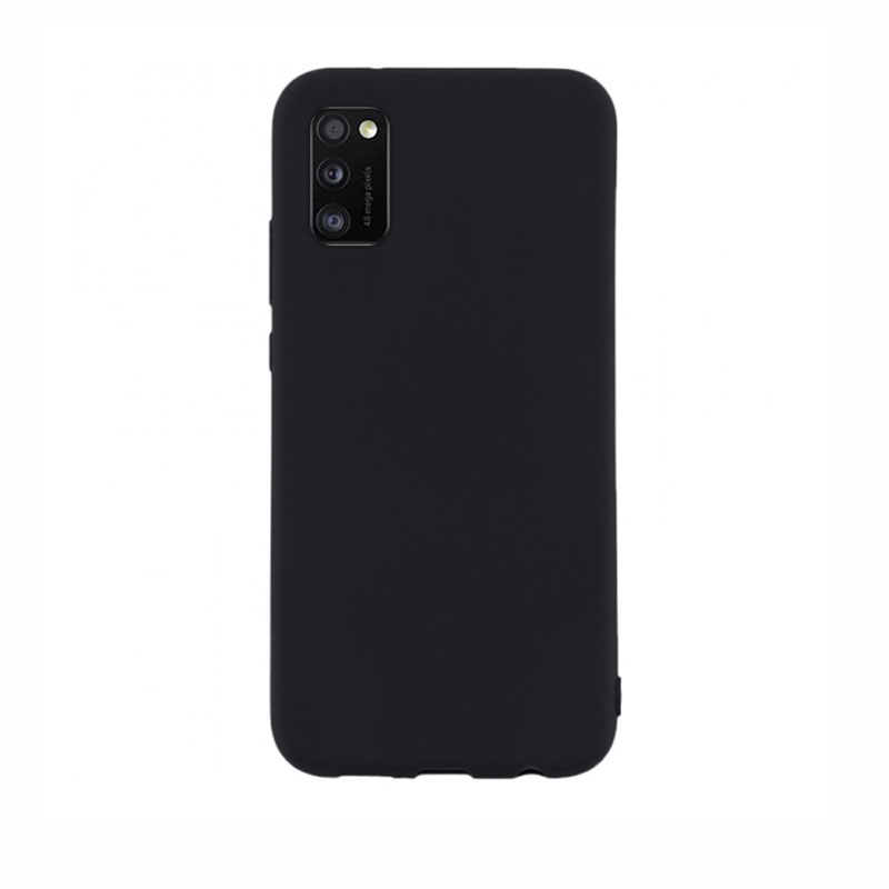 Soft Matt Case Back Cover (Samsung Galaxy A02S) black