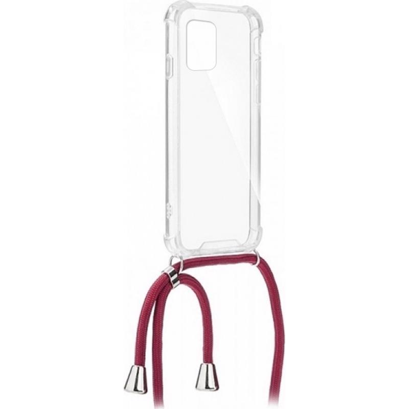 Cord Case με Κορδόνι Back Case (Huawei Y5p) red