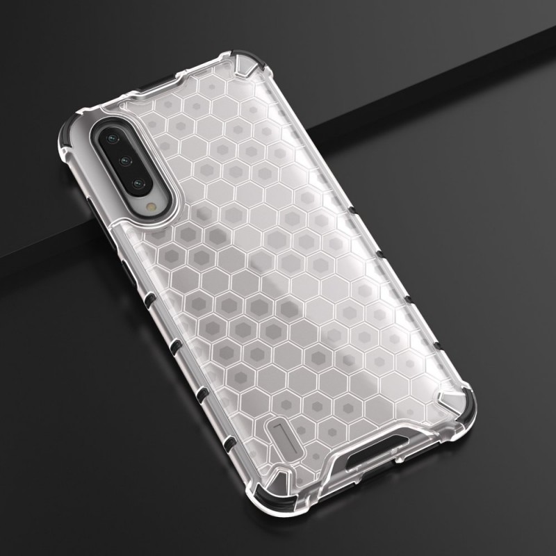 Honeycomb Armor Shell Case (Xiaomi Mi A3) clear