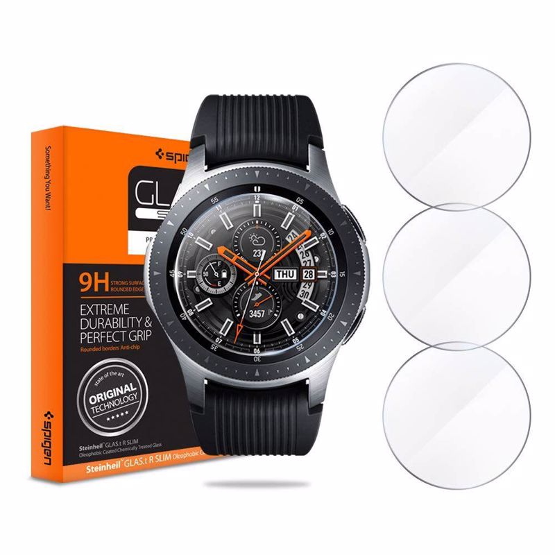 Spigen® Glas.Tr™ (x3Pack) Slim HD (Samsung Galaxy Watch / Gear S3) (46mm)