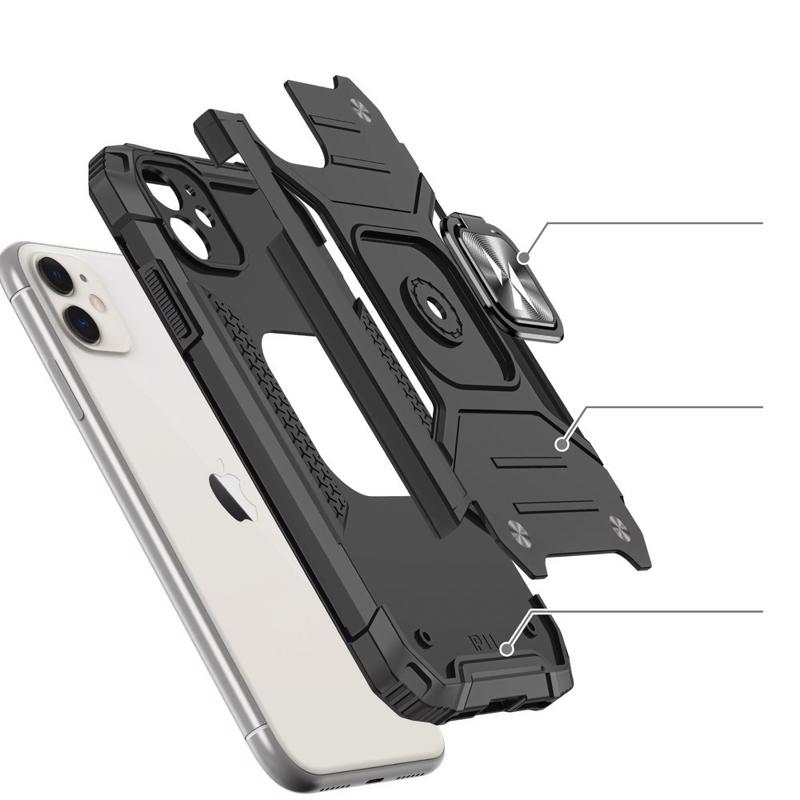 Wozinsky Ring Armor Case Back Cover (iPhone 11) black
