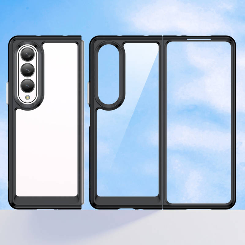 Outer Space Back Cover Case (Samsung Galaxy Z Fold 3) black
