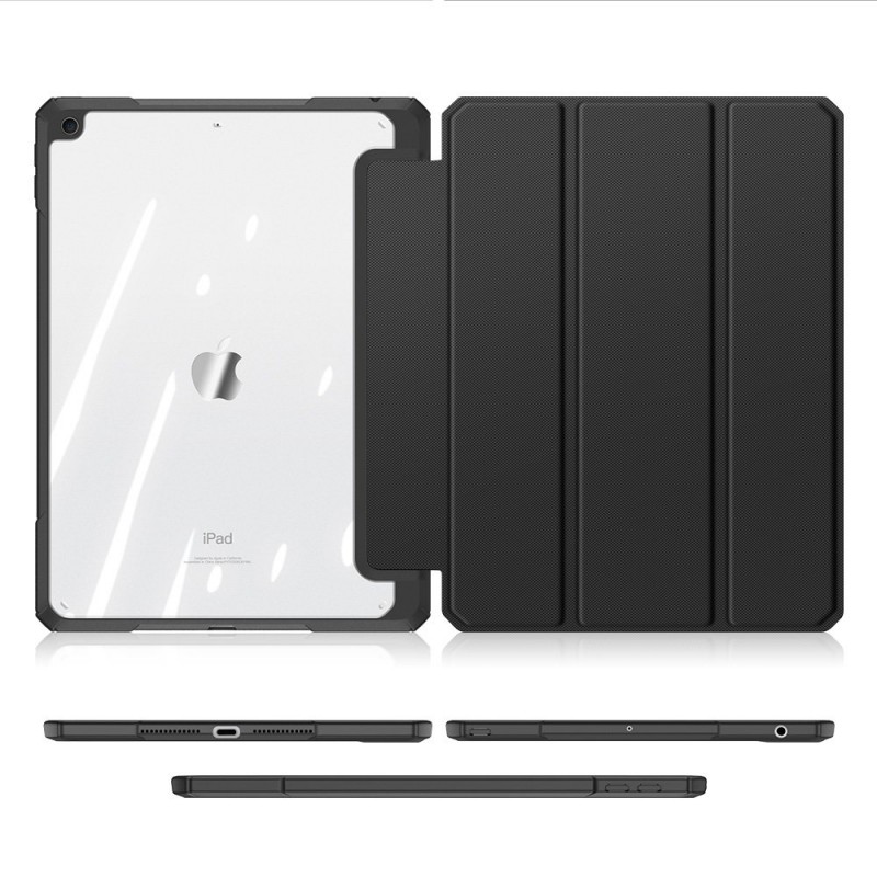 Dux Ducis Toby Book Case με Θήκη για Στυλό (iPad 10.2 2019 / 20 / 21) black