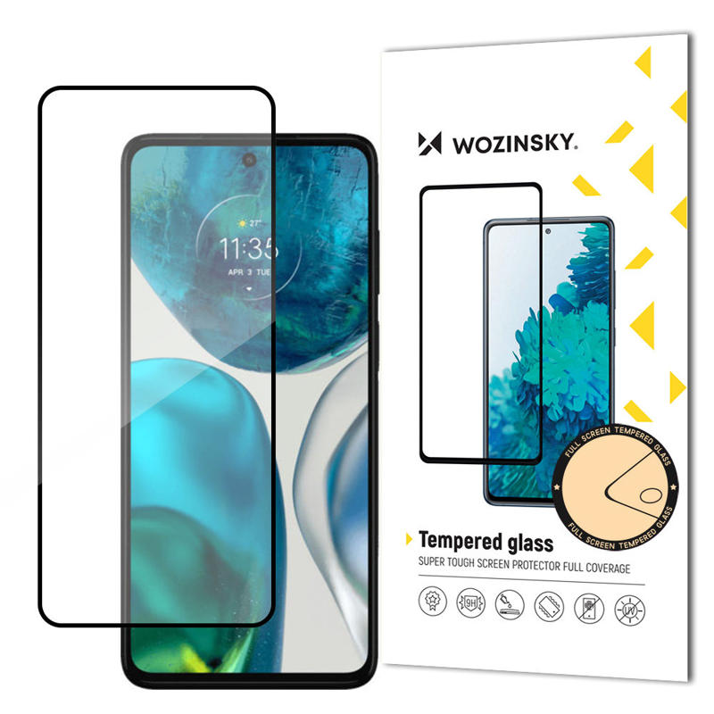 Wozinsky Tempered Glass 5D Full Glue And Coveraged (Motorola Moto G52) black