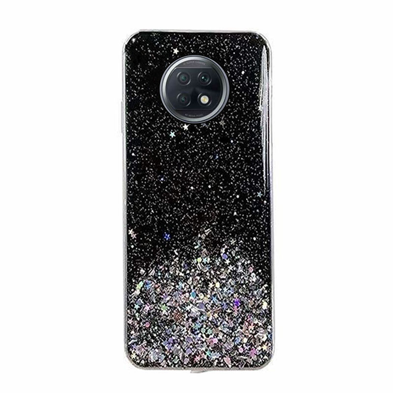 Wozinsky Star Glitter Shining Cover (Xiaomi Redmi Note 9T) black