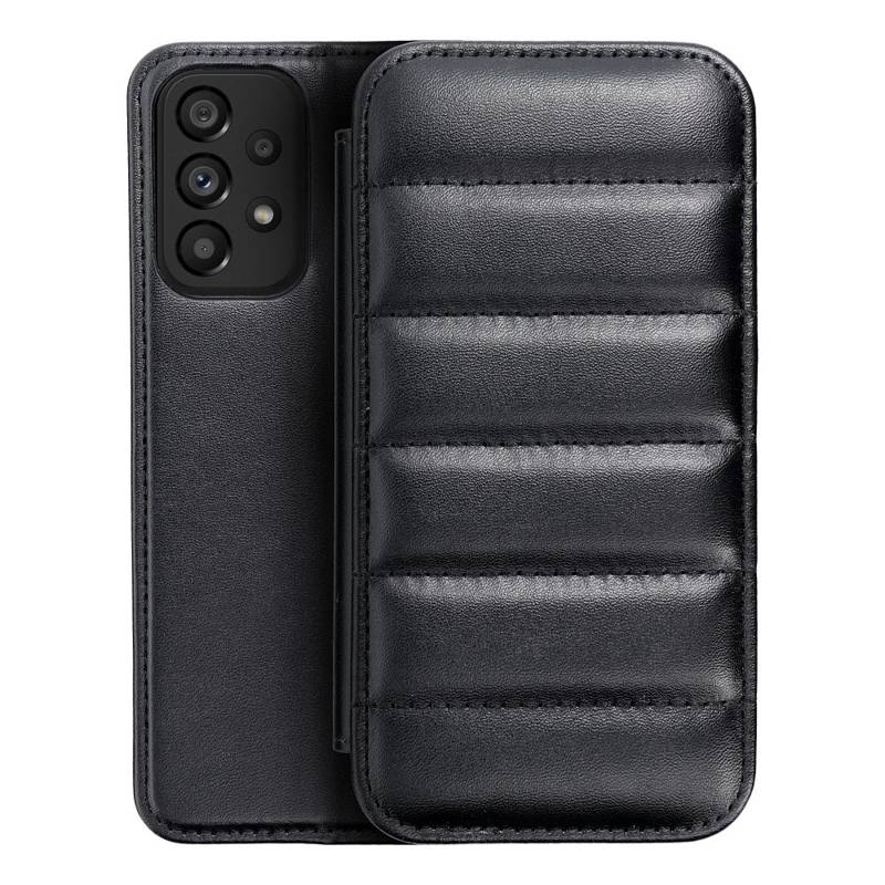 Puffer Book Leather Case (Samsung Galaxy A22 5G) black