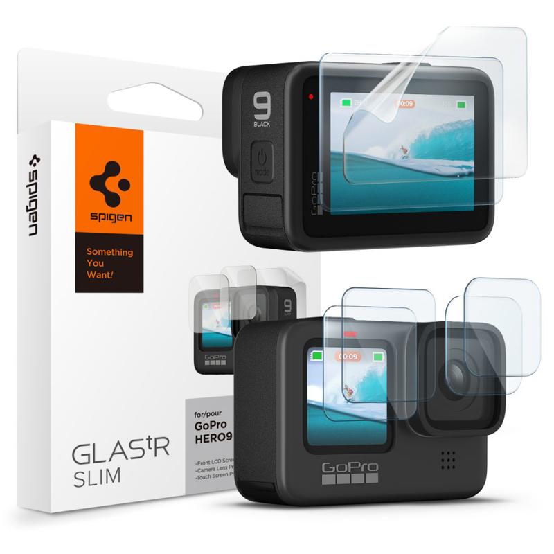 Spigen® GLAS.tR™ Ez Fit 2x Screen Protector (Gopro Hero 9 / 10 / 11 / 12) clear
