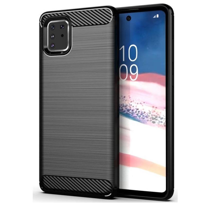 Carbon Case Back Cover (Samsung Galaxy Note 10 Lite) black