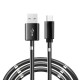 Magnetic Cable Micro Usb 2,4A C689 (black) 1m