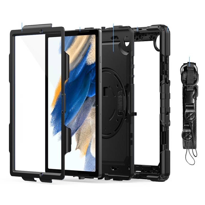 Tech-Protect Solid 360 Back Cover Shock Proof Case (Samsung Galaxy Tab A8 10.5 2021) black