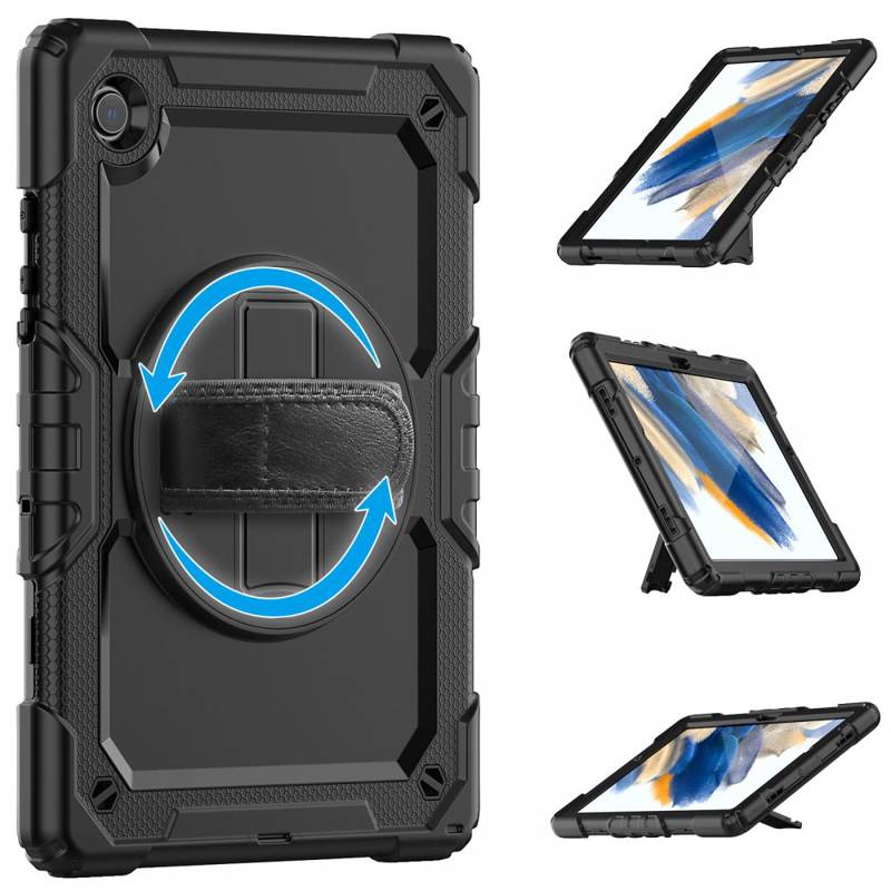 Tech-Protect Solid 360 Back Cover Shock Proof Case (Samsung Galaxy Tab A8 10.5 2021) black