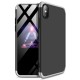 GKK 360 Full Body Cover (iPhone XR) black-silver