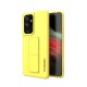 Wozinsky Kickstand Flexible Back Cover Case (Samsung Galaxy S21 Ultra) yellow