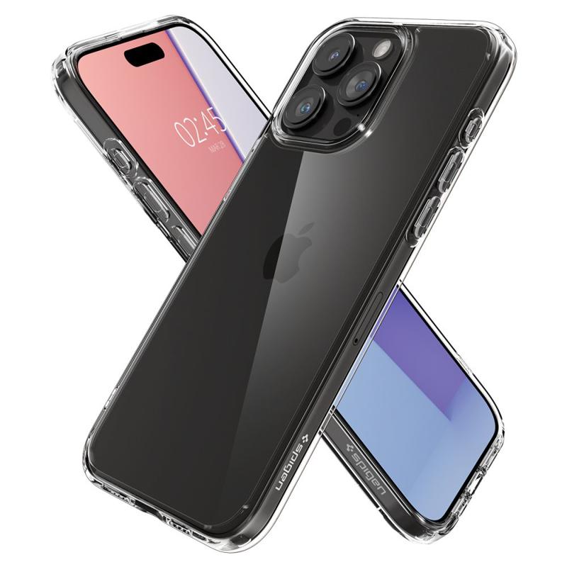 Spigen® Ultra Hybrid™ ACS06565 Case (iPhone 15 Pro Max) crystal clear