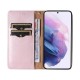 Magnet Wallet Strap Lanyard Book (Samsung Galaxy S22 Plus) pink