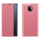Sleep Window Case Book Cover (Xiaomi Redmi Note 9S / 9 Pro) pink