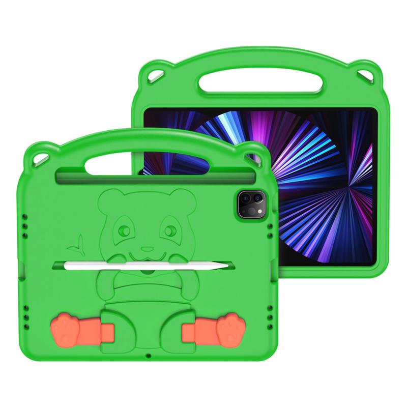 Dux Ducis Panda Kids Armor Case με Θήκη για Στυλό (iPad Pro 11 2018/20/21 - Air 10.9 2020/22) green
