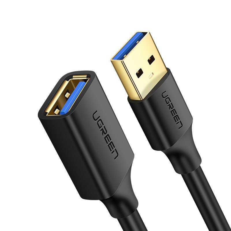 Ugreen Extension Cable Καλώδιο Επέκτασης USB-Α 3.0 5 Gbps 2m (10373) black
