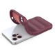 Silky Shield Back Cover Case (iPhone 12 Pro Max) burgundy