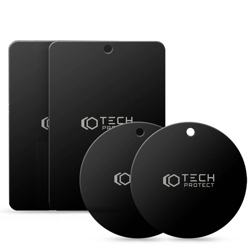 Tech-Protect (4x) Metalplate για Κινητό (black)