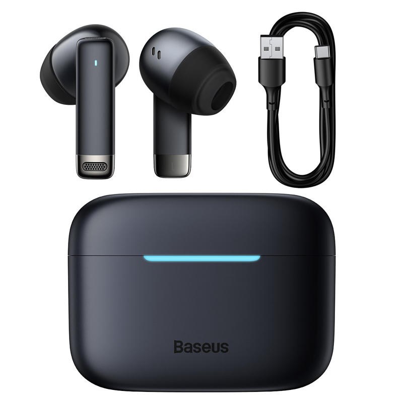 Baseus Bowie E9 TWS Ακουστικό Bluetooth 5.3 (NGTW120001) black